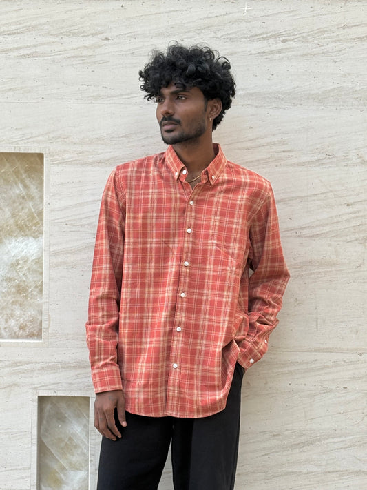 Brick Flannel Shirt