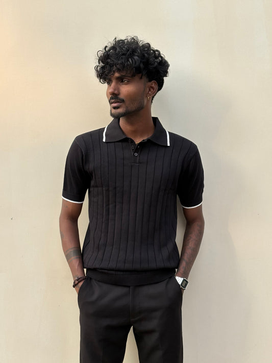 Black Polo Tshirt