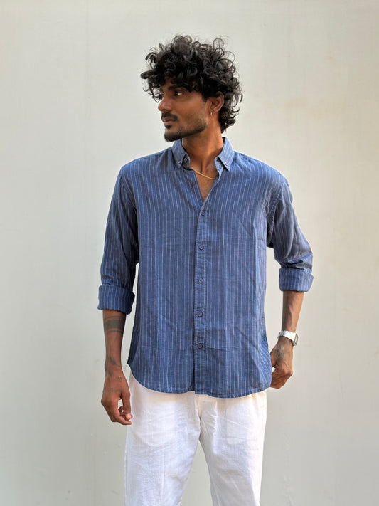 Blue Striped Shirt