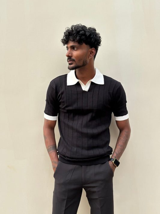 Black Polo Tshirt