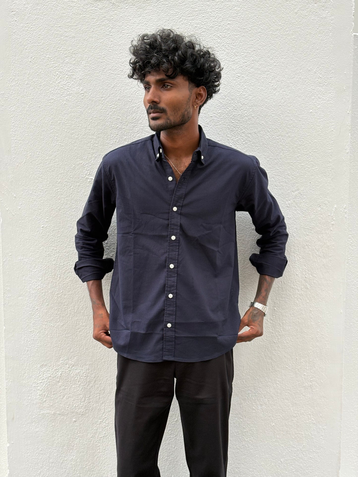 Blue Linen Shirt