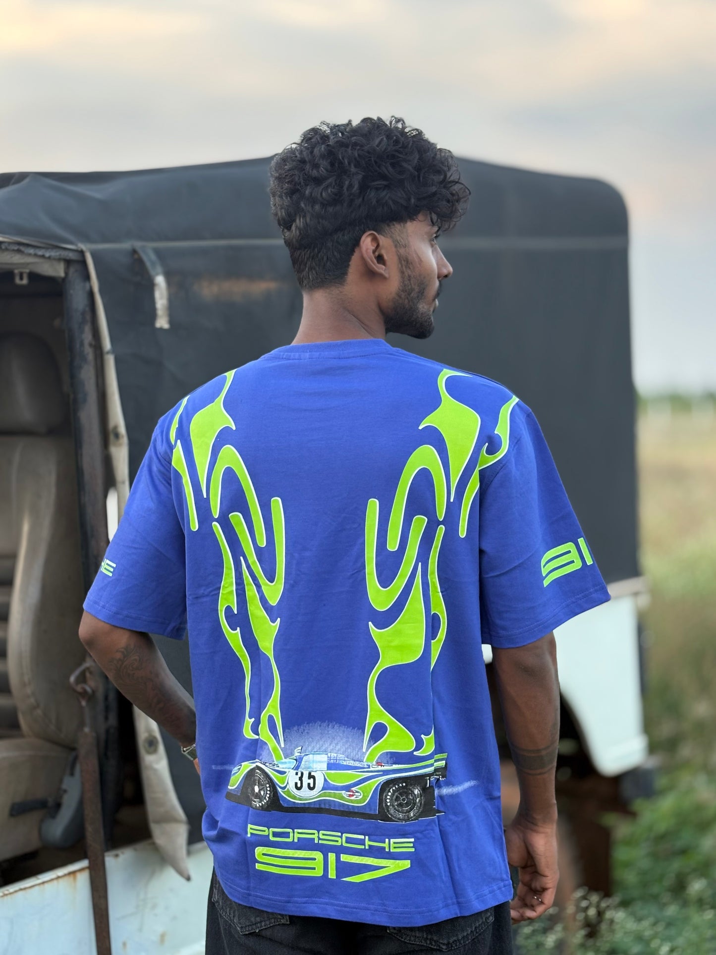Blue Oversized Tshirt