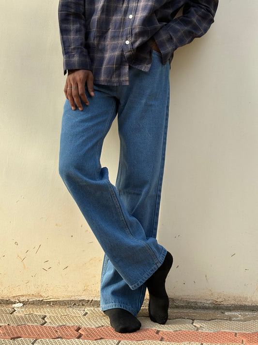 Blue Baggy Jeans