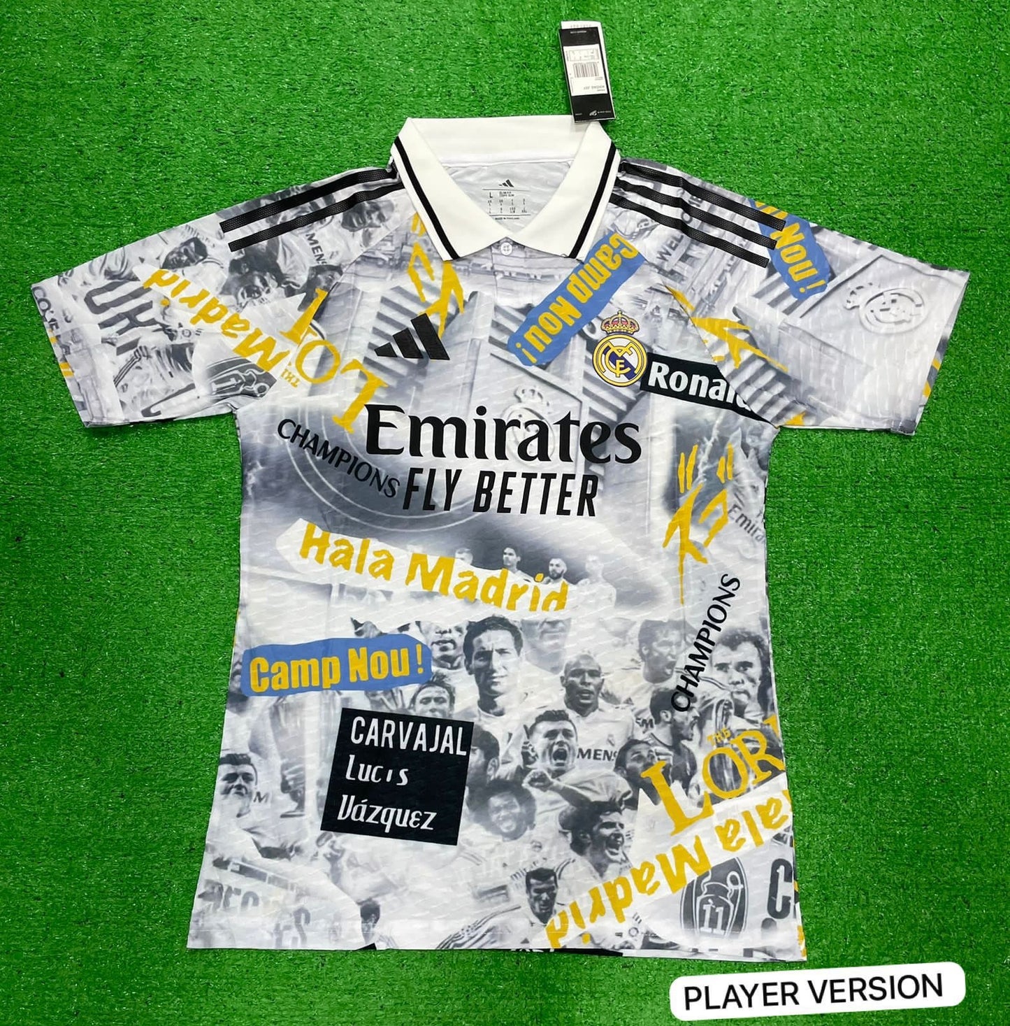REAL MADRID PLAYER VERSION JERSEY