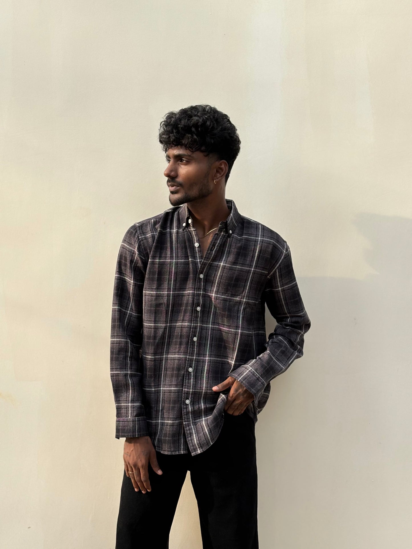 Black Flannel Shirt