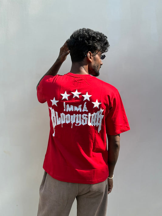 Red Oversized Tshirt