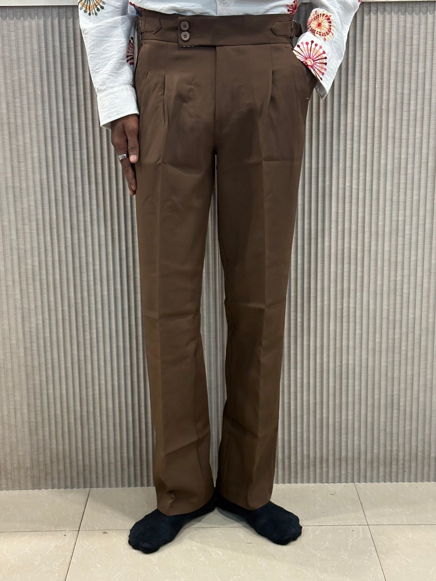 Brown Gurkha Pant