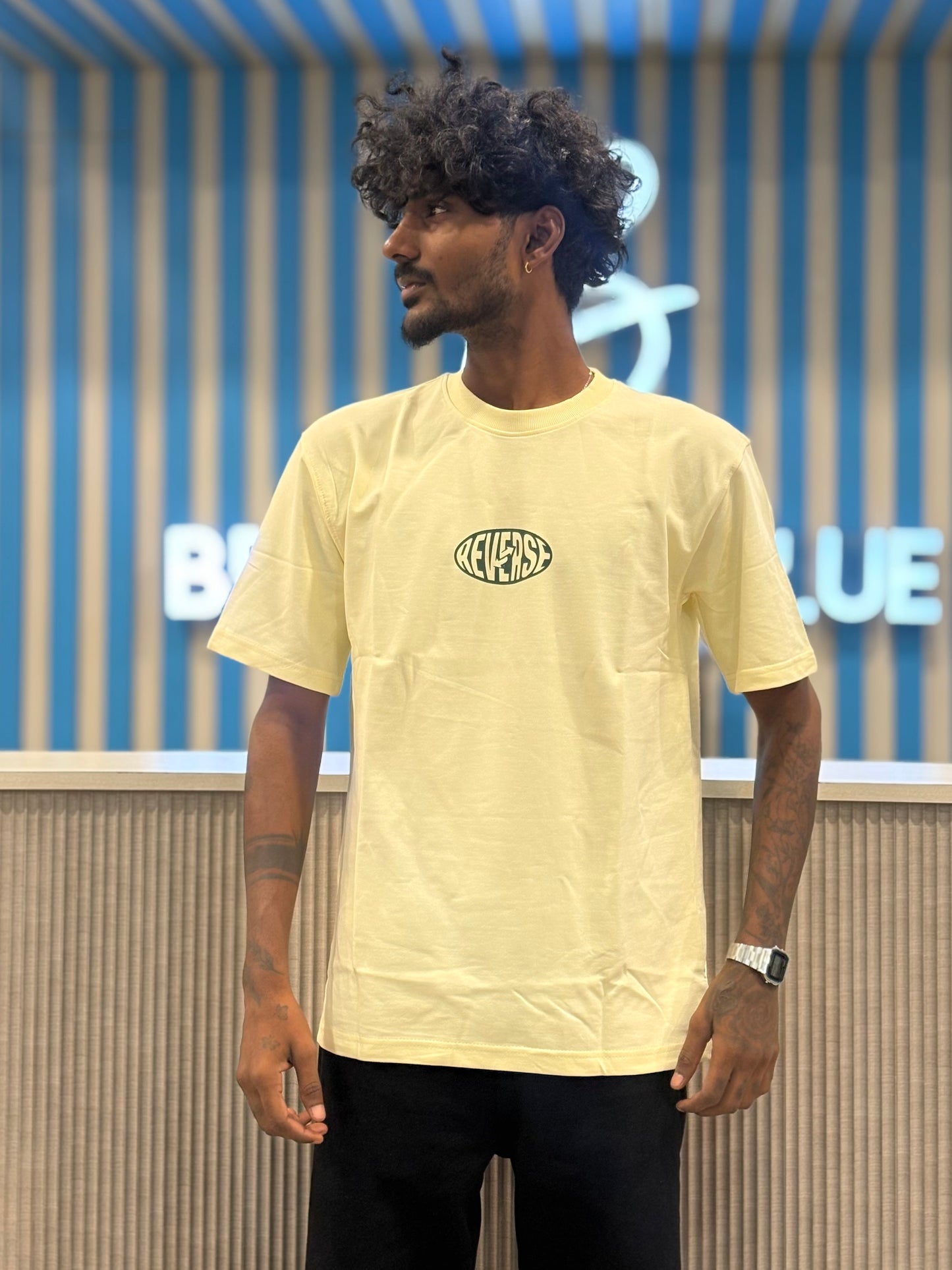 Light Yellow Oversized Tshirt
