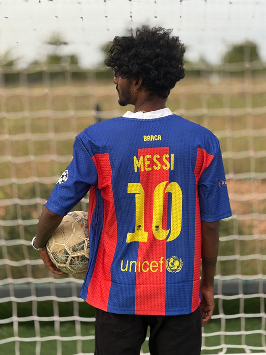 Barcelona X Messi Retro Oversized Jersey