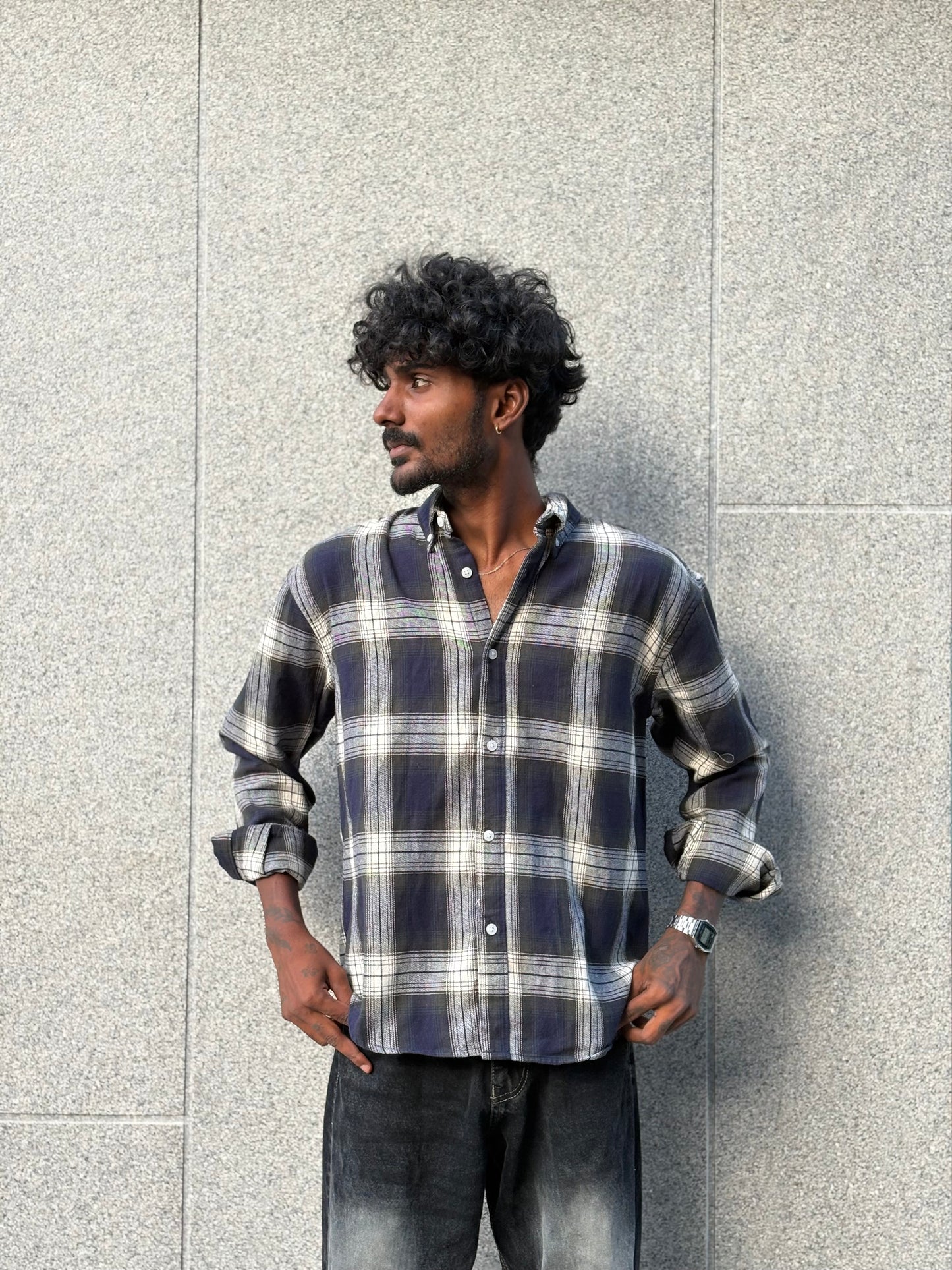 Blue Flannel Shirt
