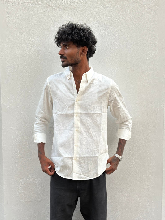 White Striped Shirt