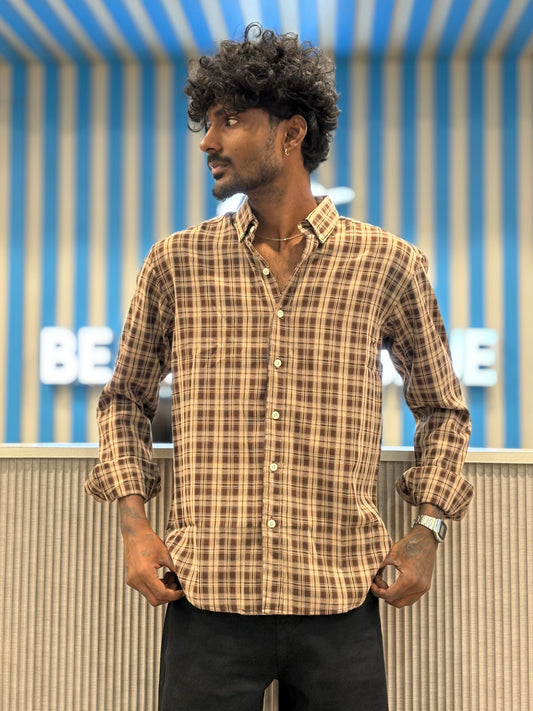 Brown Flannel Shirt
