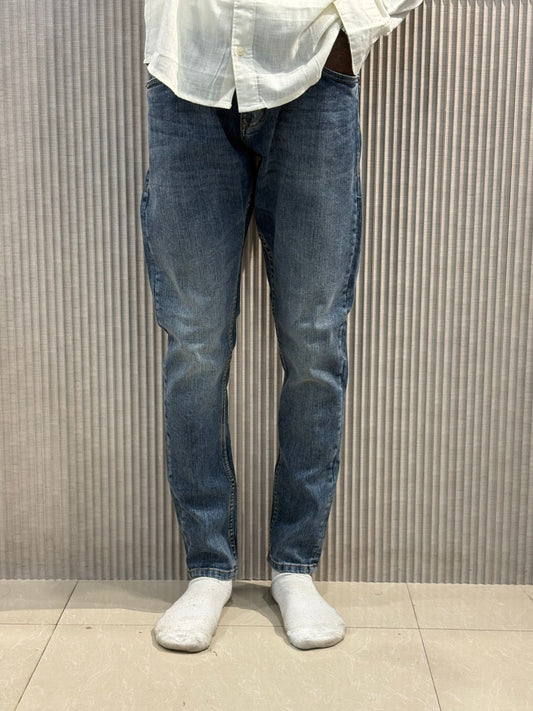 Blue Ankle Fit Jeans