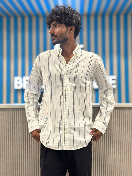 White Striped Shirt