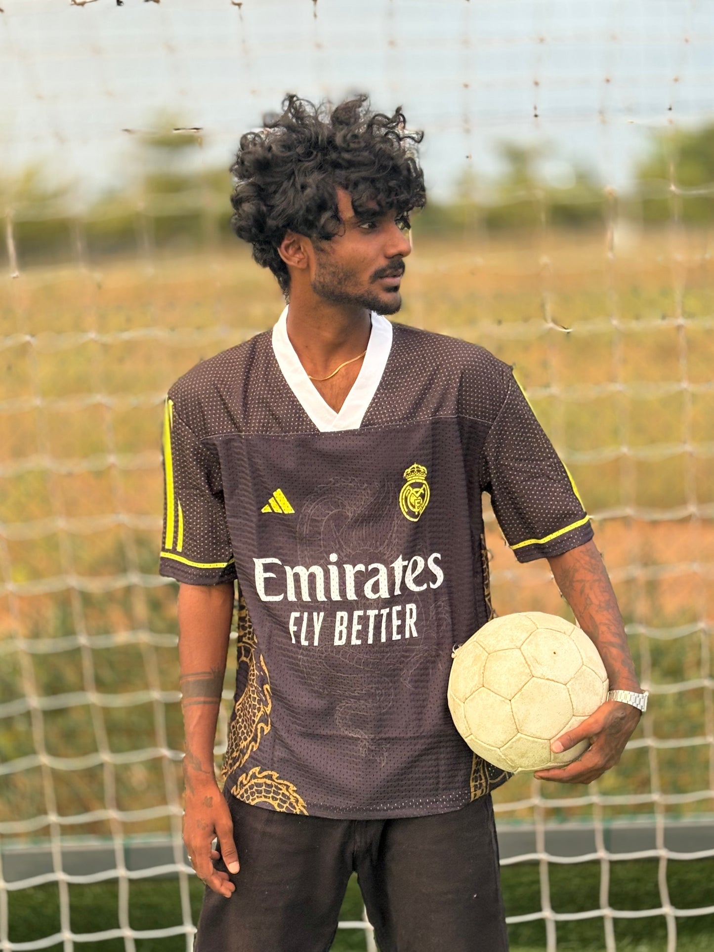 Real Madrid X Mbappe Retro Oversized Jersey