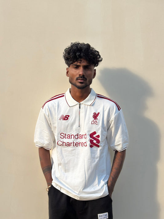 White Liverpool Oversized Tshirt