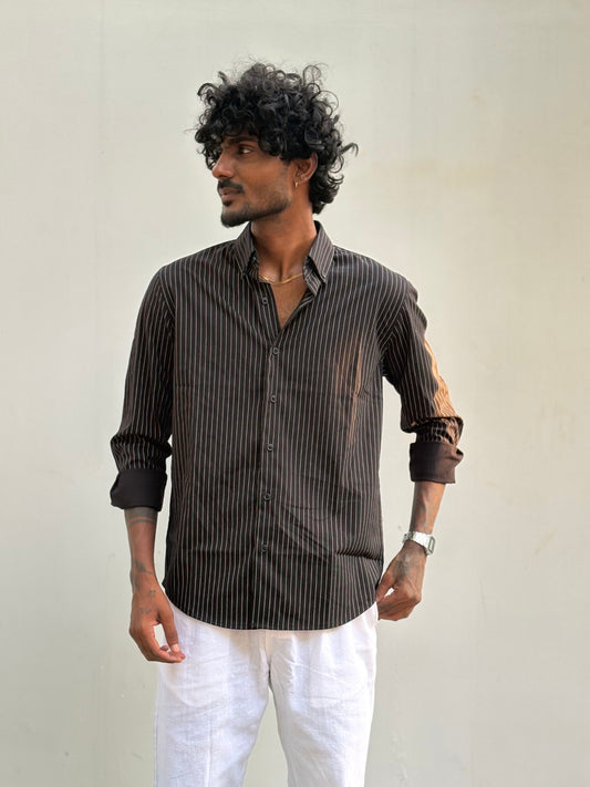Black Striped Shirt