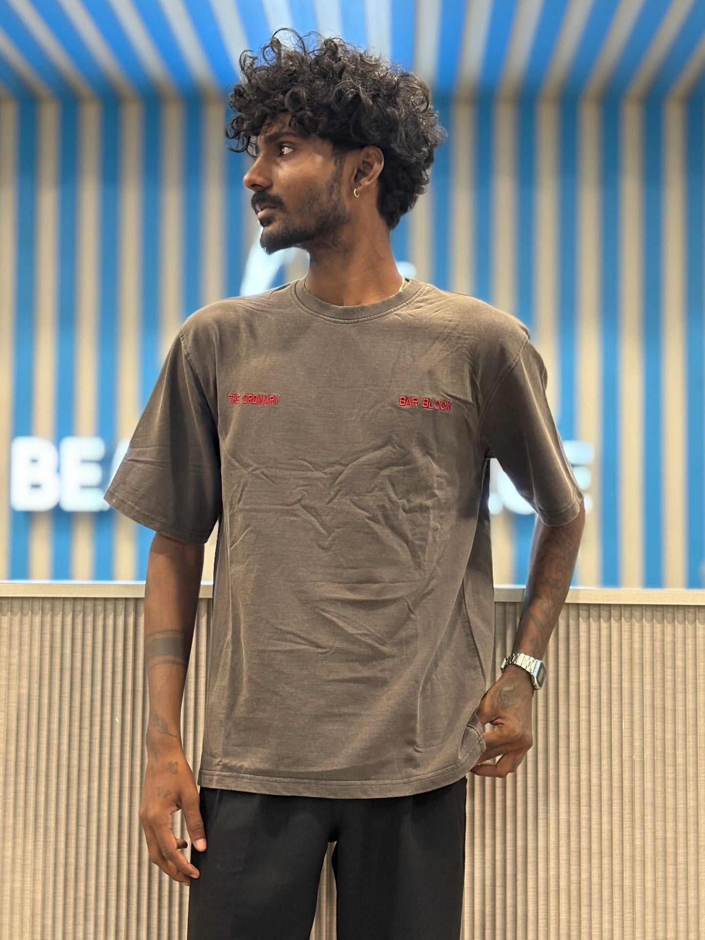 Dark Grey Oversized Tshirt