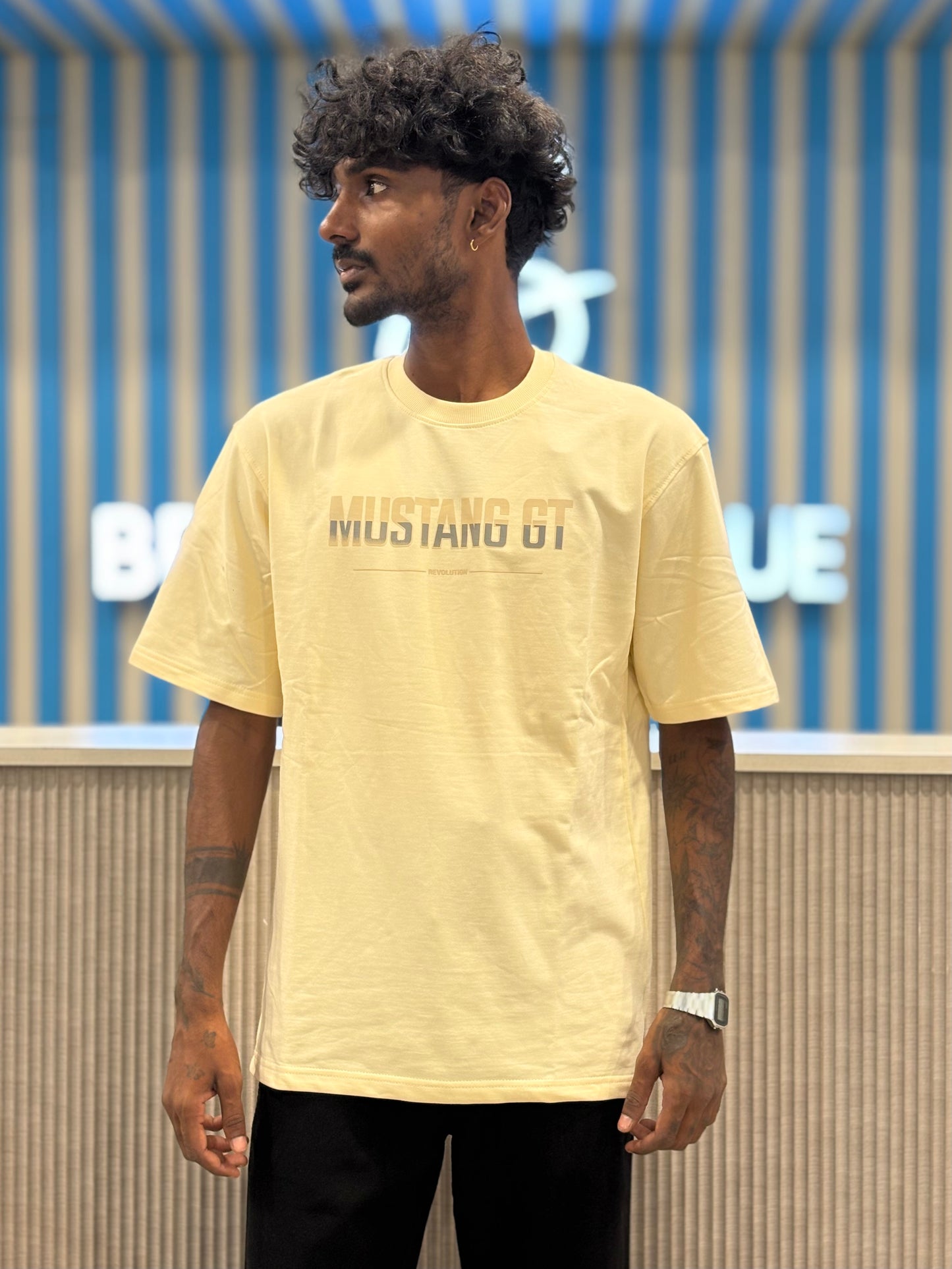 Light Yellow Oversized Tshirt