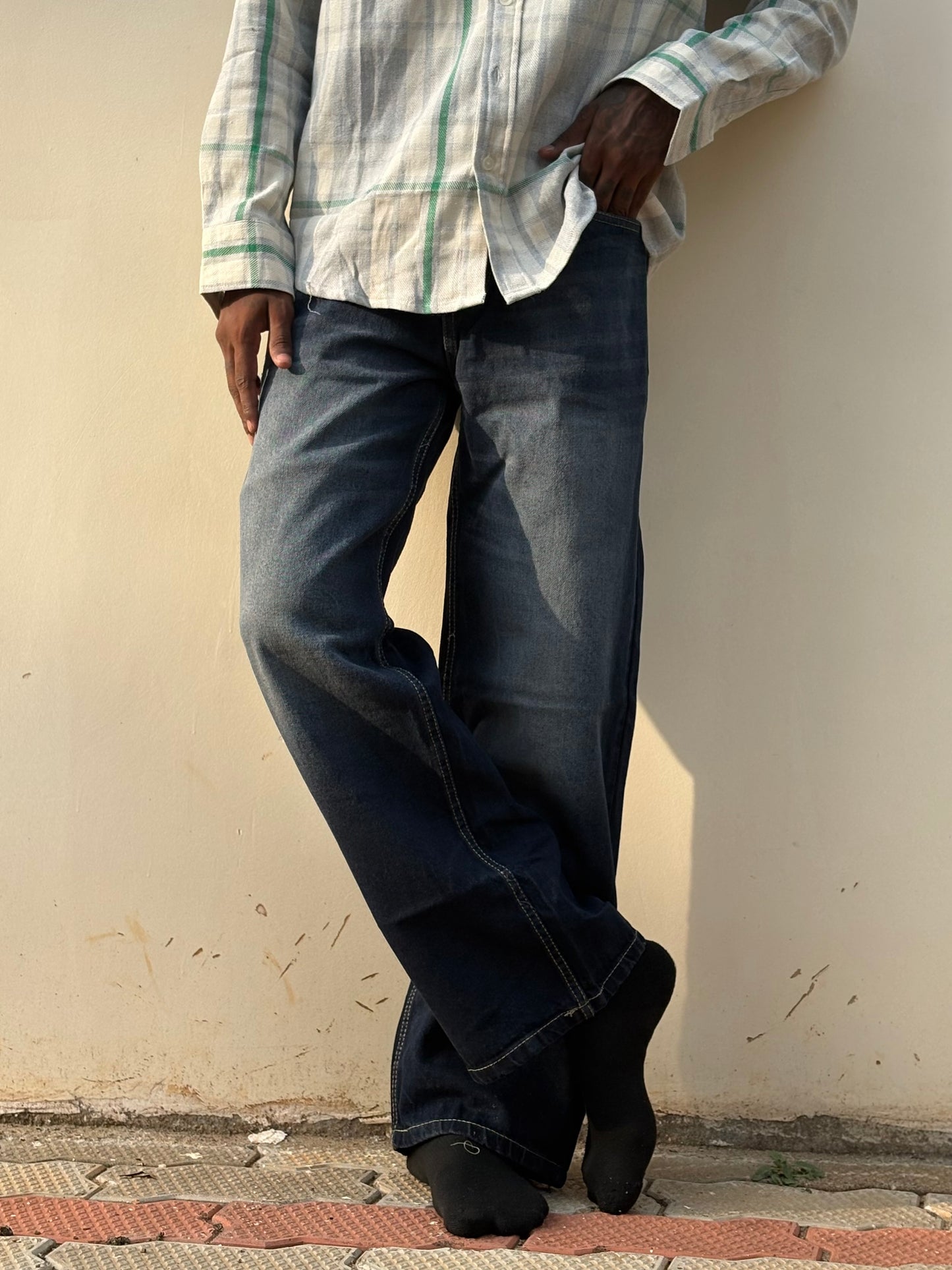 Blue Baggy Jeans