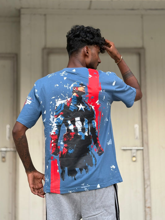 Captain America Oversized Tshirt