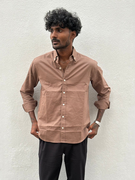 Chocolate Linen Shirt