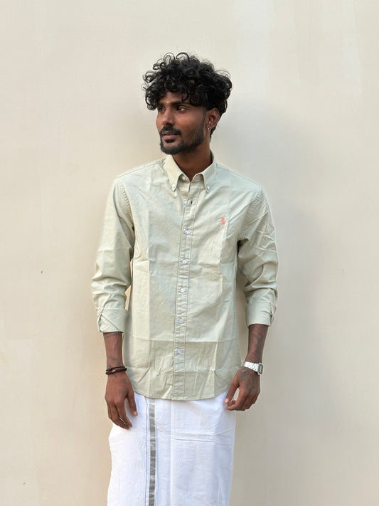 Light Green Cotton Shirt