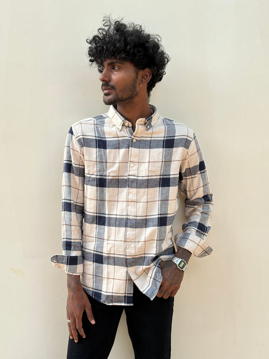 White Flannel Shirt