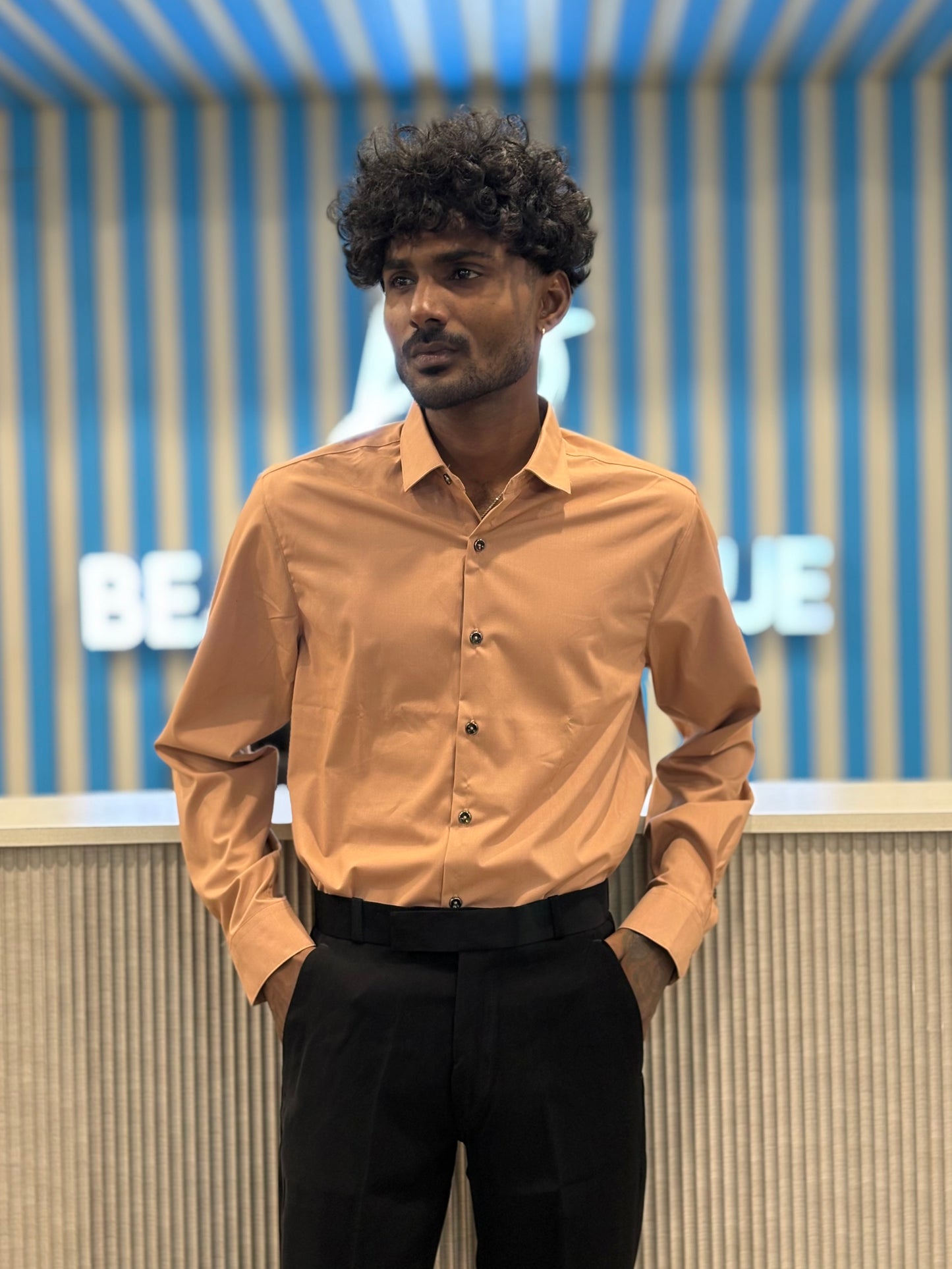 Orange Liquid Shirt