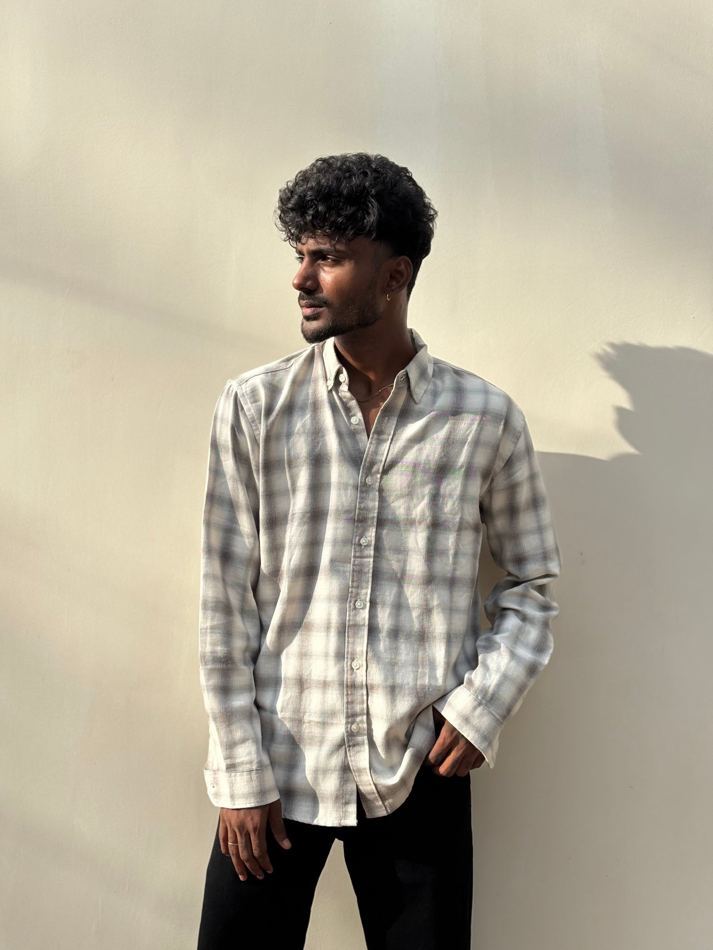 White Flannel Shirt