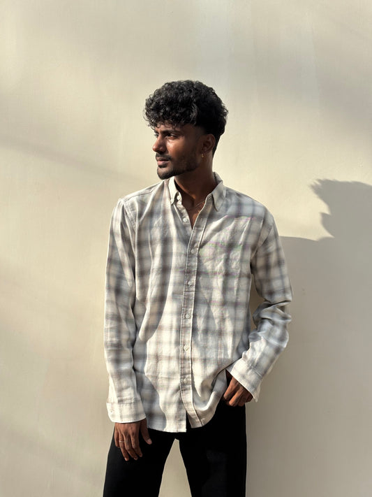 White Flannel Shirt