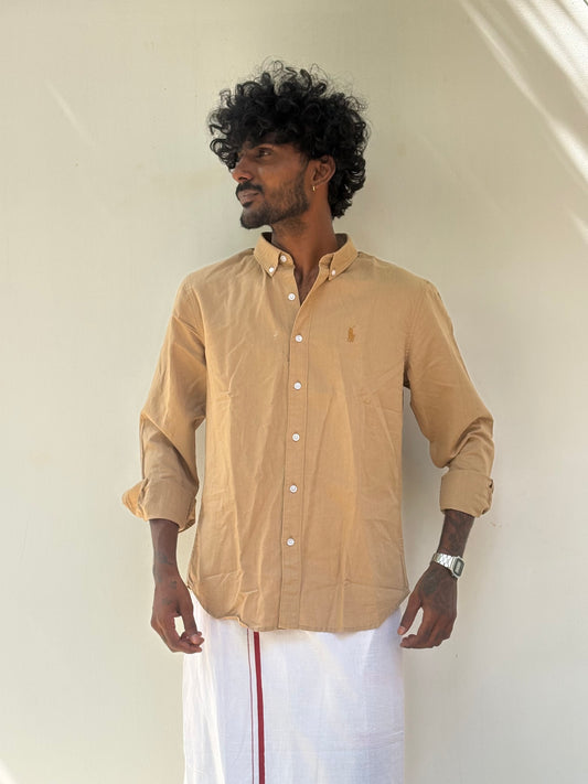 Beige Linen Shirt