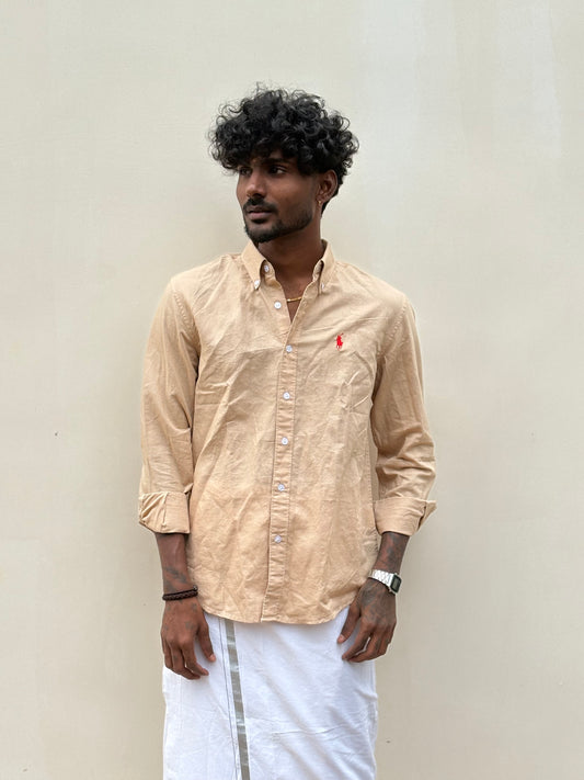 Beige Linen Shirt