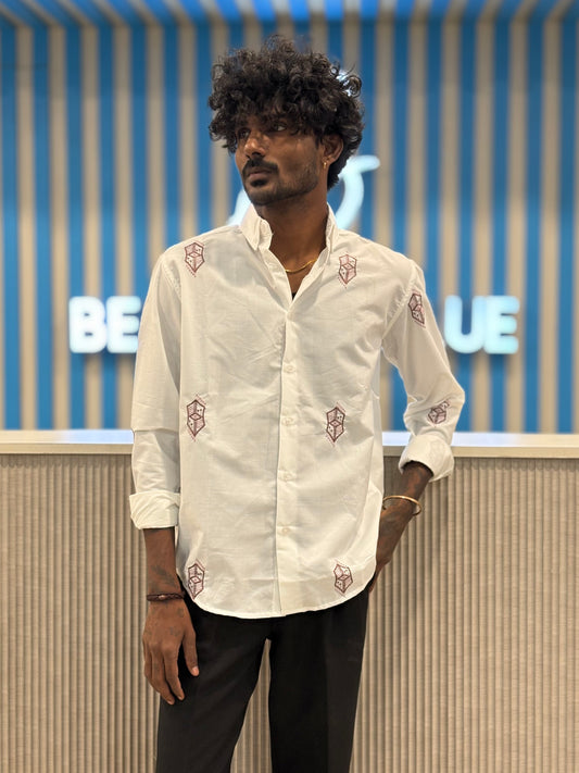 White Embroidery Shirt