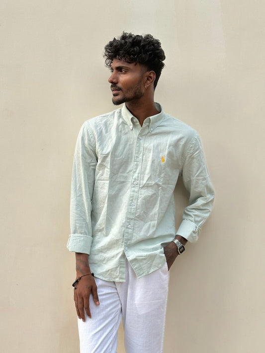 Light Green Linen Shirt