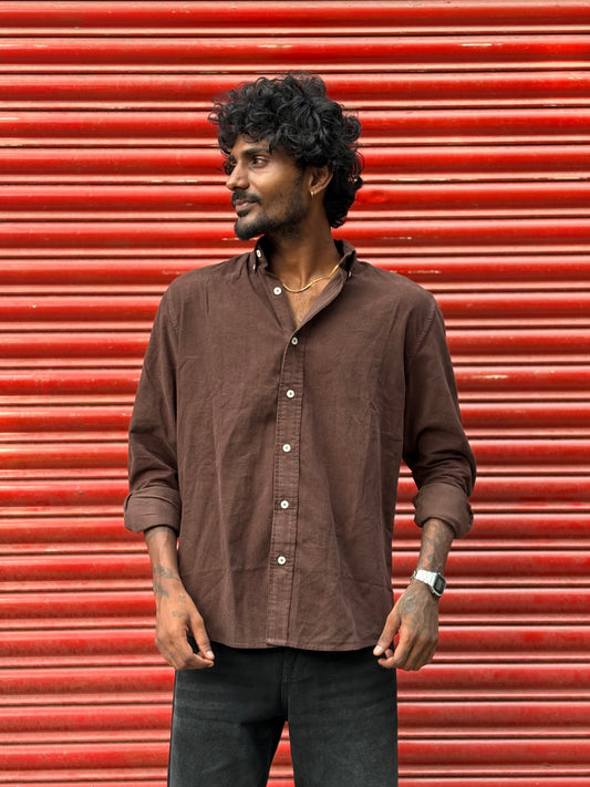 Brown Corduroy Shirt