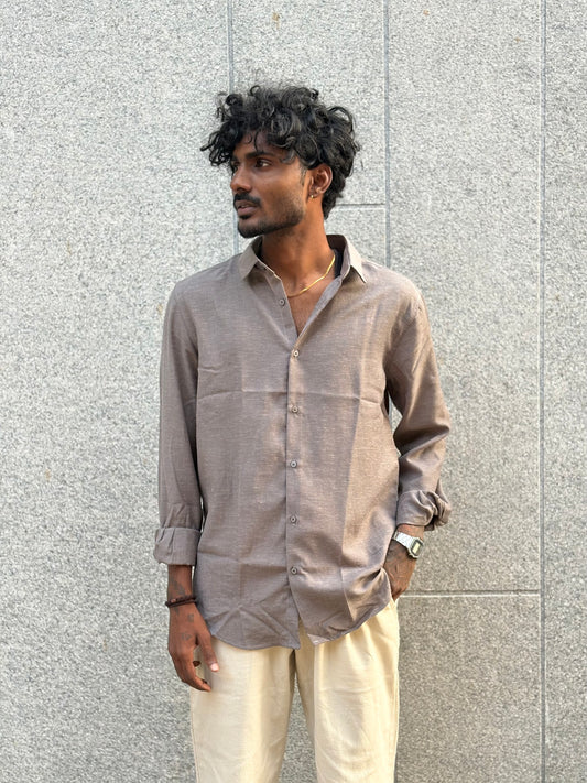 Grey Linen Shirt