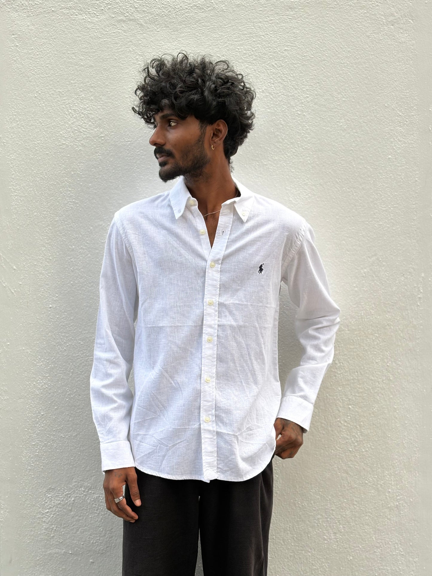 White Linen Shirt