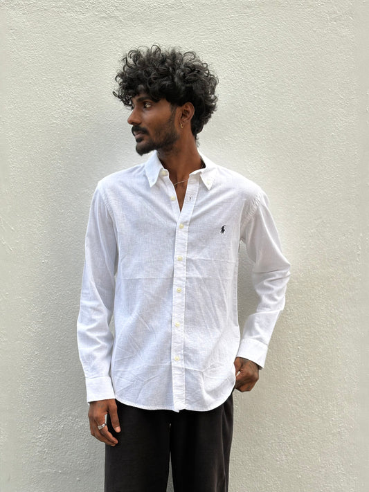 White Linen Shirt