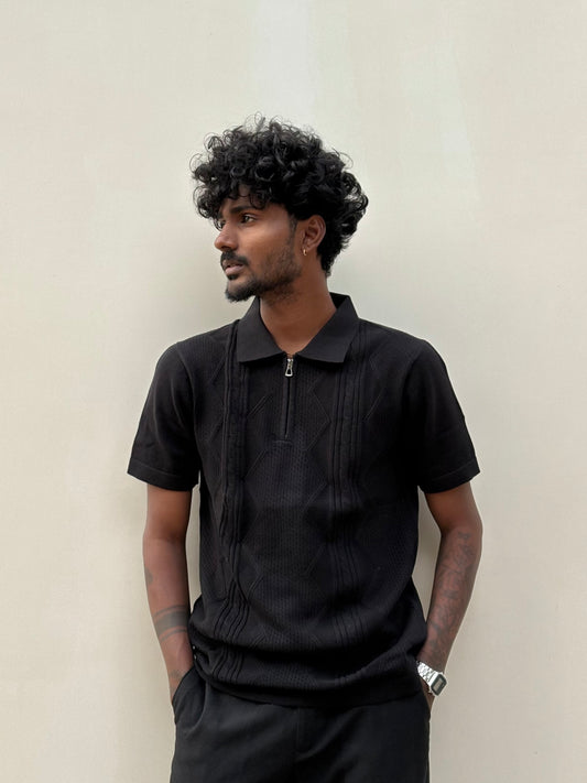 Black Polo Tshirt