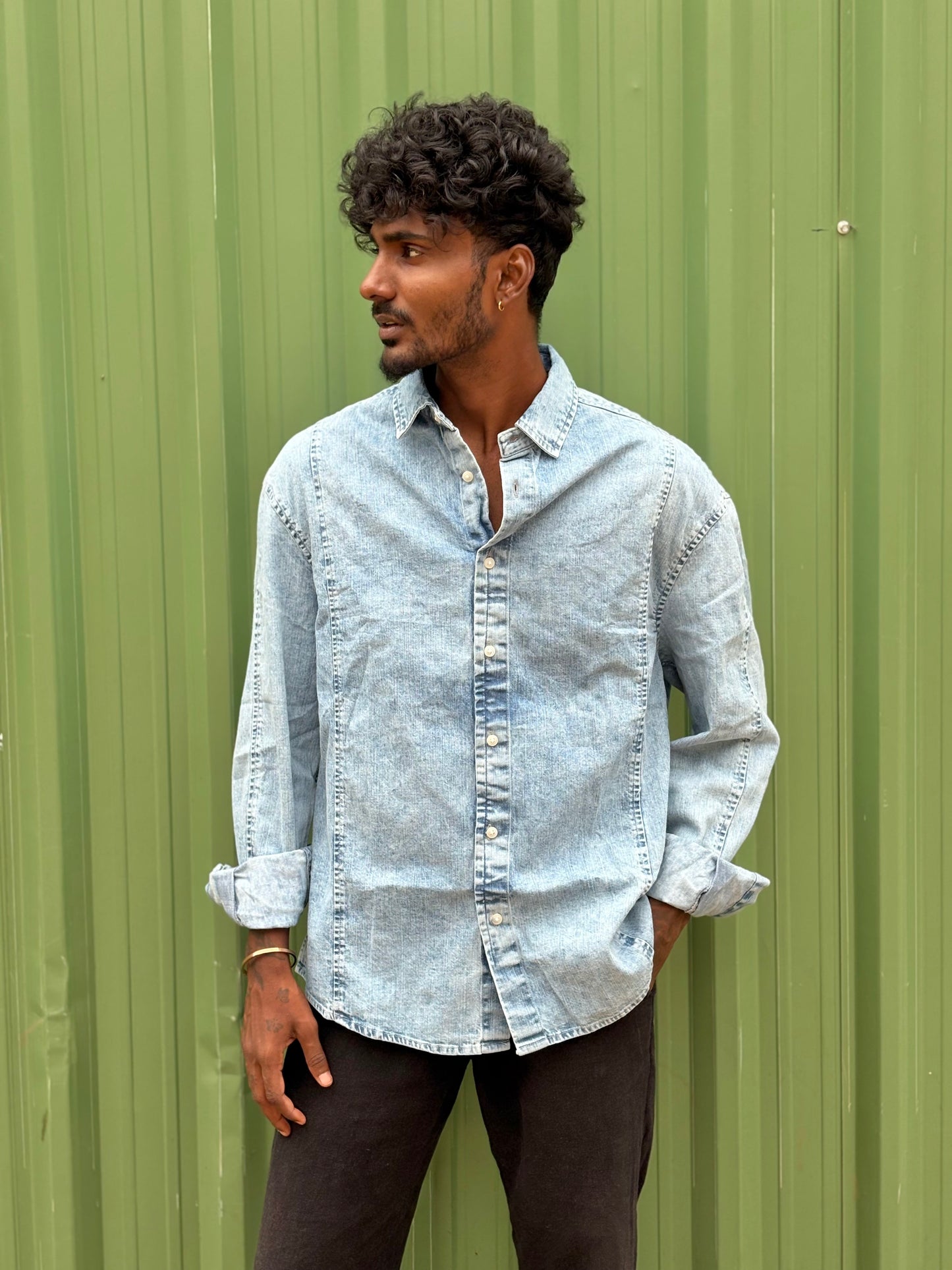 Light Blue Denim Shirt
