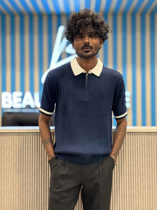 Navy Blue Polo Tshirt