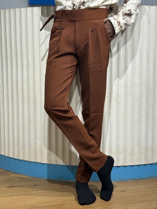 Brown Gurkha Pant