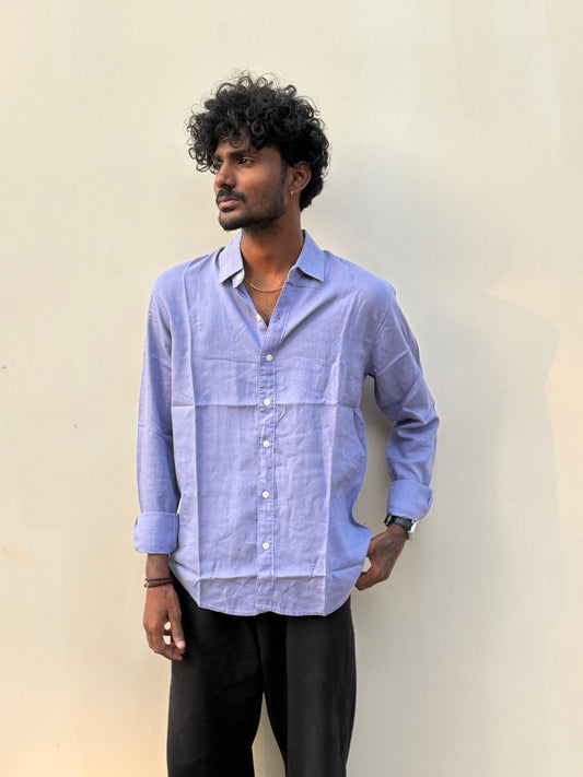 Purple Linen Shirt