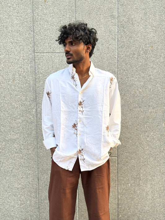 White Embroidery Shirt