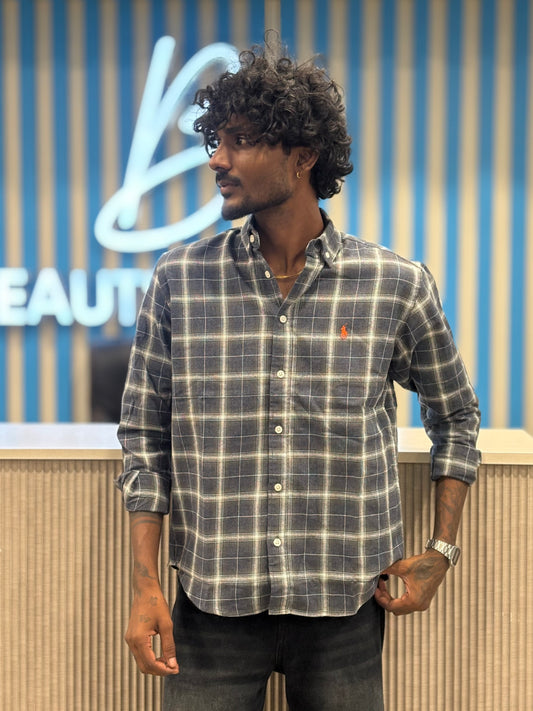 Grey Flannel Checked Shirt