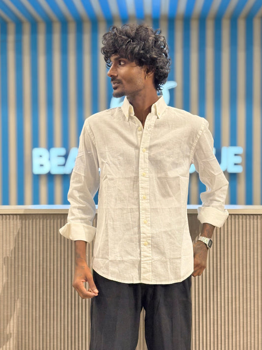 White Linen Shirt