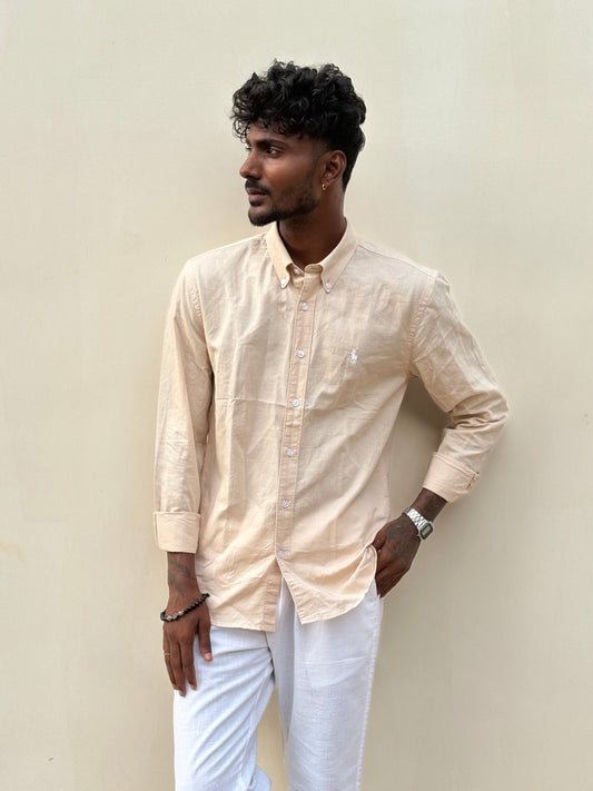 Yellow Linen Shirt