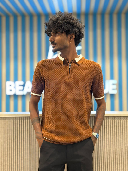 Brown Polo Tshirt