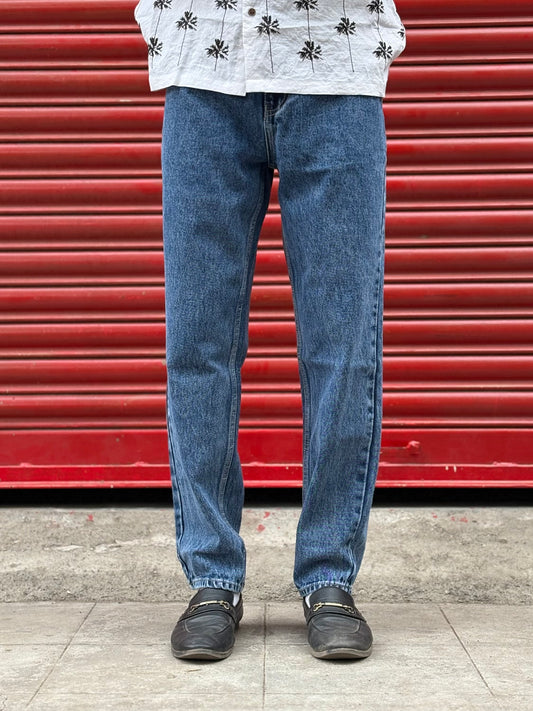Dark Blue Mom Fit Jeans